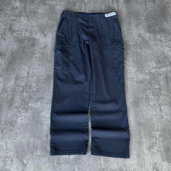 Vintage Y2K Carhartt Style Faded Blue Cargo Essential Utility Pants - Picture 1 of 3